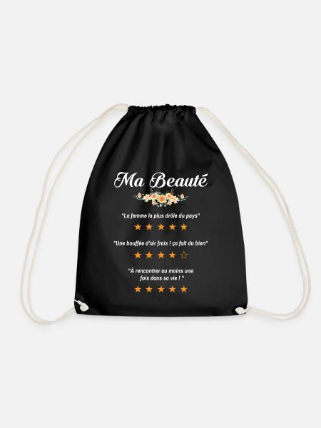 beauté citation fleurs critique film drôle - Sac de sport léger - noir