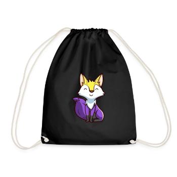 Renards Renards Forêt de renards Animal Forest Animal Animal Cadeau - Sac de sport léger - noir - Devant
