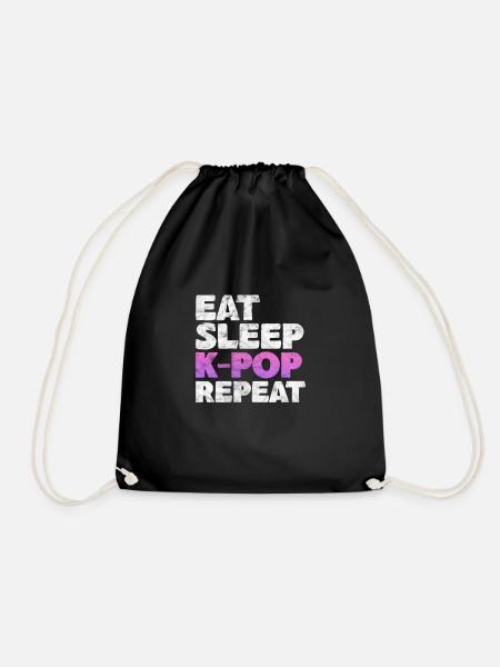K-Pop Koreanisch Musik Pop Korea Kpop Geschenk - Turnbeutel - Schwarz