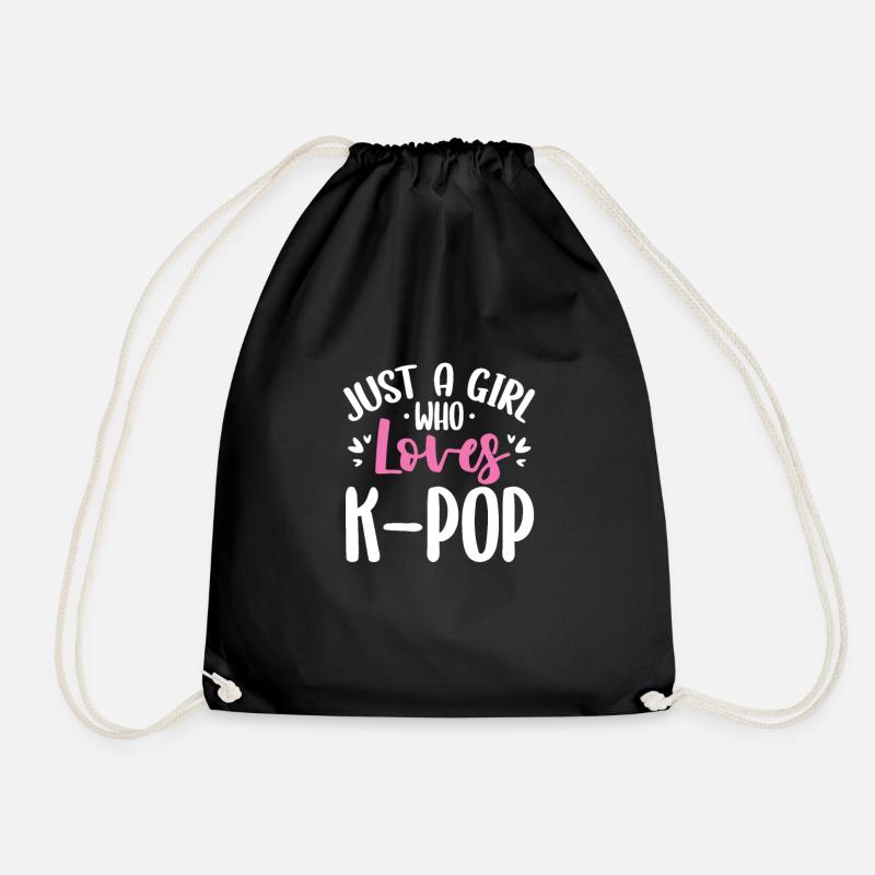 K-Pop - Turnbeutel - Schwarz
