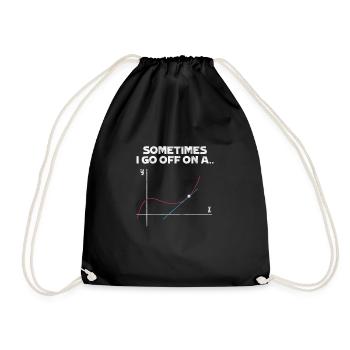 Mathématiques - Sac de sport léger - noir - Devant