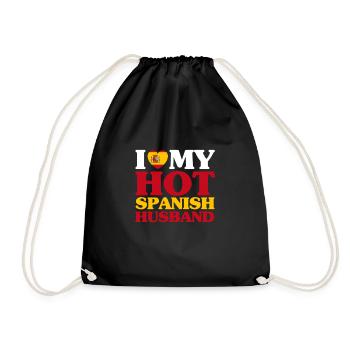 Spain Husband - Drawstring Bag - black - Front