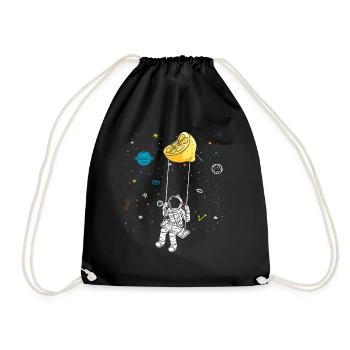 Lemon Design Lemonades Stand Boss Vente de citron - Sac de sport léger - noir - Devant