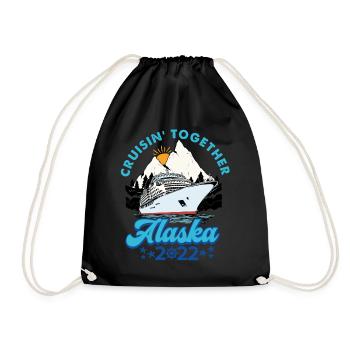 Cruisin Together 2022 Alaska Cruise - Turnbeutel - Schwarz - Vorne
