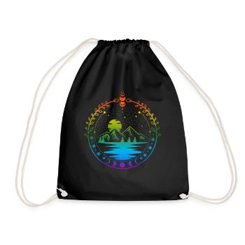 Acotar LGBT Pride - Turnbeutel - Schwarz - Vorne