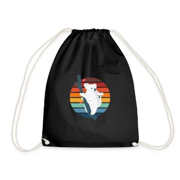 Koala Koala Bear Australie Bear Gift - Sac de sport léger - noir - Devant
