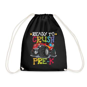 Prêt à écraser Pre-K - Sac de sport léger - noir - Devant