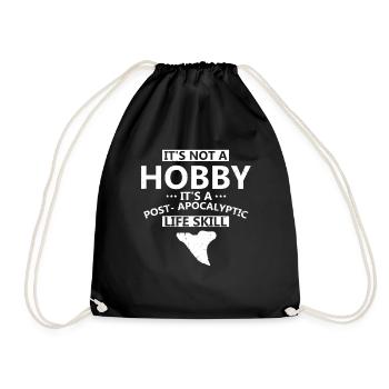 Paleontologist Designs Fossil Hunter Student - Drawstring Bag - black - Front