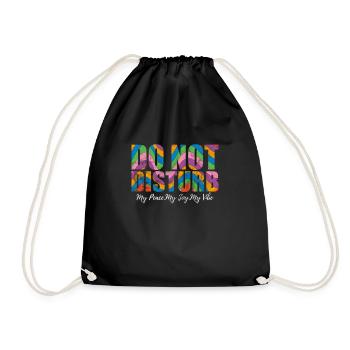 Hippy - Drawstring Bag - black - Front