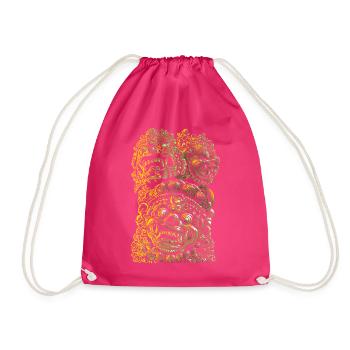 Statue maya - Sac de sport léger - fuchsia - Devant
