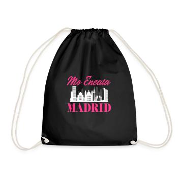 Madrid - Turnbeutel - Schwarz - Vorne