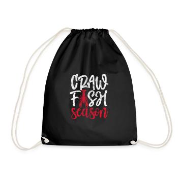 Crawfish Crawfish Seafood Crab Gift - Drawstring Bag - black - Front