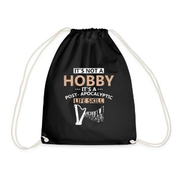 Conceptions de harpiste pour conceptions de harpiste - Sac de sport léger - noir - Devant