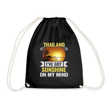 Thaïlande Beach Holiday by the Sea Design Beach Motif - Sac de sport léger - noir - Devant