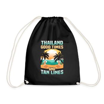 Thaïlande Beach Holiday by the Sea Design Beach Motif - Sac de sport léger - noir - Devant