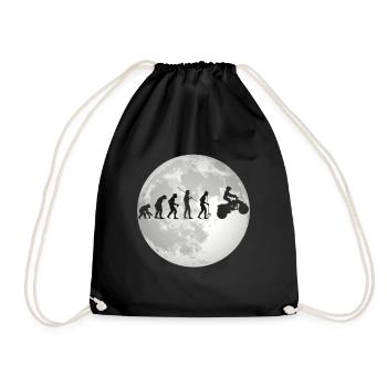 Evolution Quad Shirt Cadeau Lune - Sac de sport léger - noir - Devant