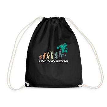 Stop Following Me Evolution Quad Driver Shirt - Drawstring Bag - black - Front