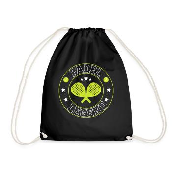 Offizielles Padel Legend Outfit Zertifizierte - Turnbeutel - Schwarz - Vorne