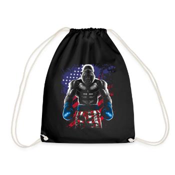 Boxer gorille - Sac de sport léger - noir - Devant