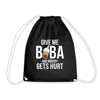 Donnez-moi Boba et personne ne se blesse Chemise - Sac de sport léger - noir - Devant