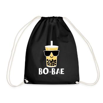 Bo-Bae Shirt Boba Bubble Tea Shirt Cadeau - Sac de sport léger - noir - Devant