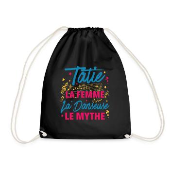 tatie la femme danseuse le mythe la légende - Sac de sport léger - noir - Devant
