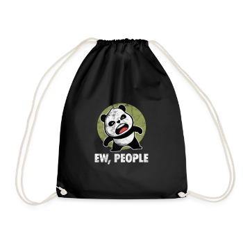 Panda - Sac de sport léger - noir - Devant