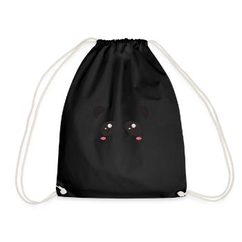 Panda - Sac de sport léger - noir - Devant