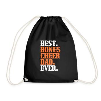 Beau-père Père Beau-père Papa Cadeau de fête des pères - Sac de sport léger - noir - Devant