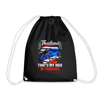 Thaïlande Beach Holiday by the Sea Design Beach Motif - Sac de sport léger - noir - Devant