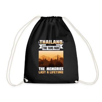 Thaïlande Beach Holiday by the Sea Design Beach Motif - Sac de sport léger - noir - Devant