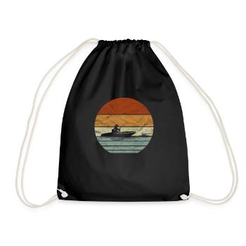 Angler - Drawstring Bag - black - Front