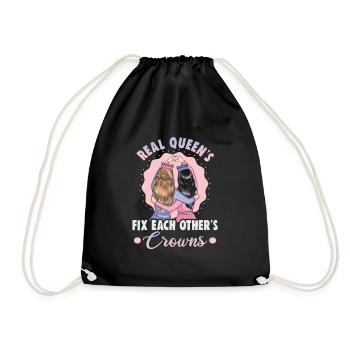 Cadeau d’amitié pour bon ami - Sac de sport léger - noir - Devant