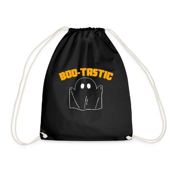 Boo-Tastisc Halloween Ghost Ghost Shirt - Drawstring Bag - black - Front