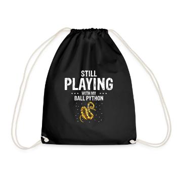 King python design pour les amateurs de serpents - Sac de sport léger - noir - Devant