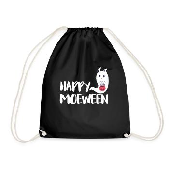 Happy Moeween Chemise Chat Chat Chemise - Sac de sport léger - noir - Devant