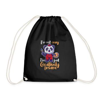 Panda - Sac de sport léger - noir - Devant