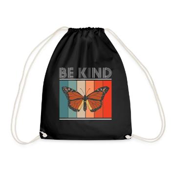 Chemise cadeau Be Child Butterfly - Sac de sport léger - noir - Devant