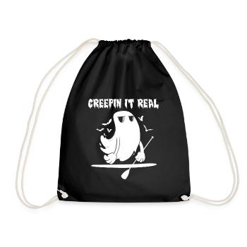 Creepin It Real Spirit sur le cadeau de chemise SUP - Sac de sport léger - noir - Devant