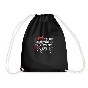 Crawfish Crawfish Seafood Crab Gift - Drawstring Bag - black - Front