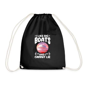 Cruise - Drawstring Bag - black - Front