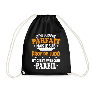 Pas Parfait Je Suis Prof De Judo Cadeau Entraineur - Sac de sport léger - noir - Devant