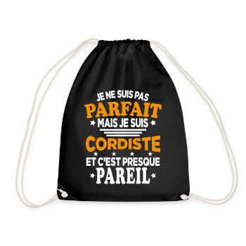 Pas Parfait Mais Je Suis Cordiste Et C'est Pareil - Sac de sport léger - noir - Devant