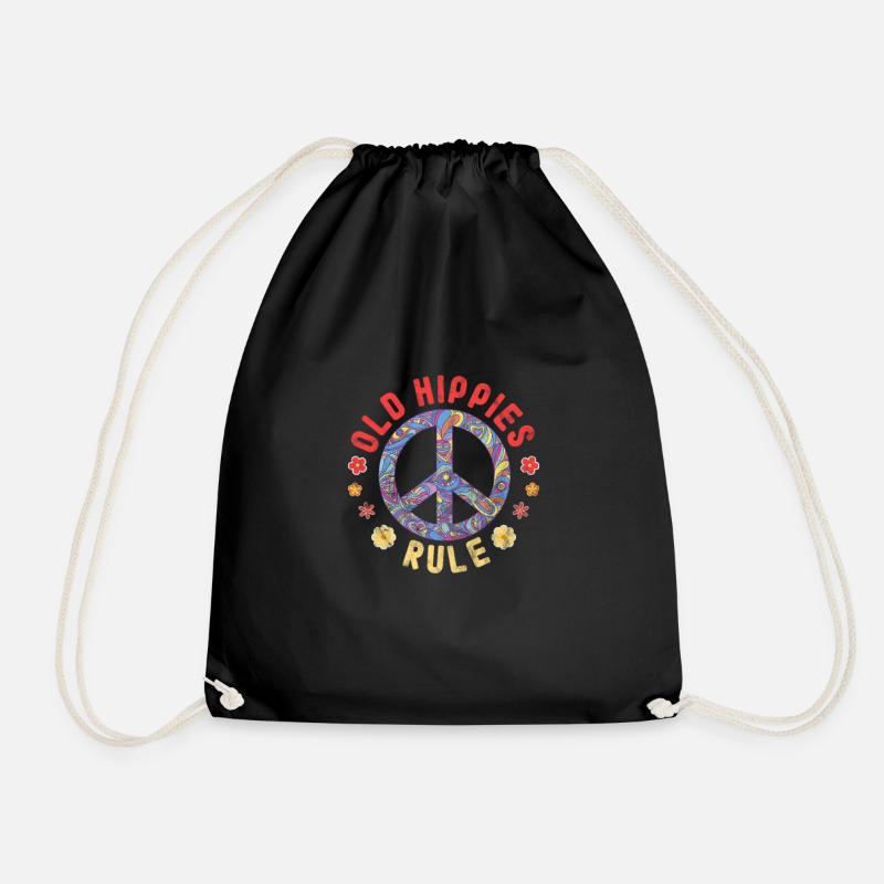 Hippie - Sac de sport léger - noir