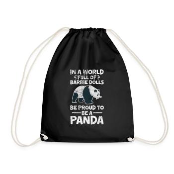 Panda - Sac de sport léger - noir - Devant