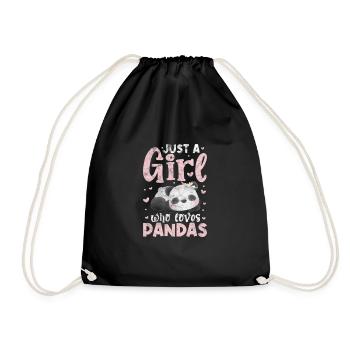 Panda - Sac de sport léger - noir - Devant