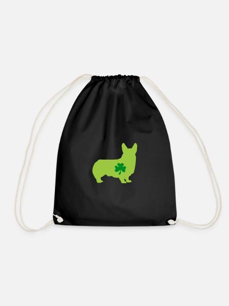 Corgi - Turnbeutel - Schwarz