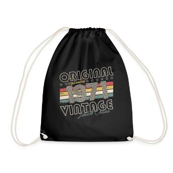 Septembre Né 1971 51ème anniversaire Cadeau - Sac de sport léger - noir - Devant