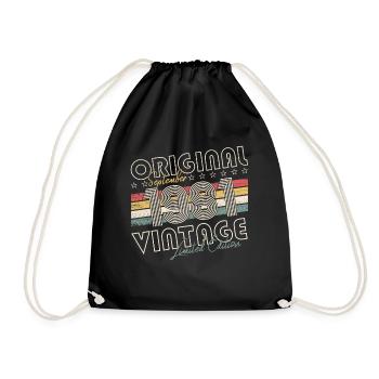 Septembre Né 1981 41ème anniversaire Cadeau - Sac de sport léger - noir - Devant
