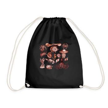 Crustacean Core Crustacean Shirt Gift - Drawstring Bag - black - Front